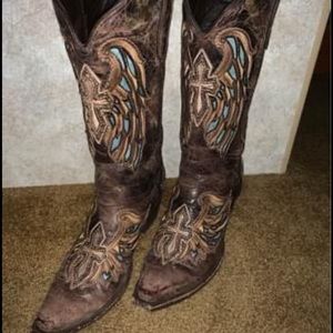 Western Cowgirl Boots sz 9.5
